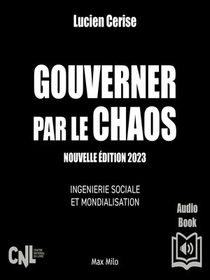 cover image of Gouverner par le chaos